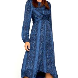 POSE midi silk dress